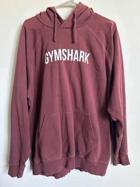 Gymshark Men's Hoodie - Maroon